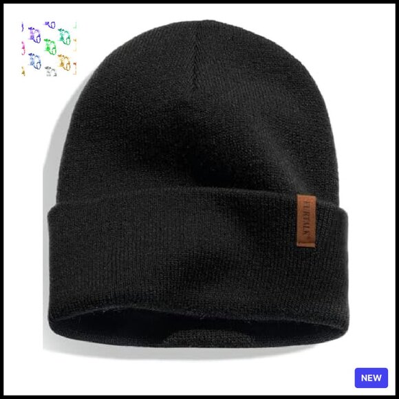 Thick Knitted Cuffed Beanie Unisex Winter Hat Skull Cap Classic - Picture 3 of 8